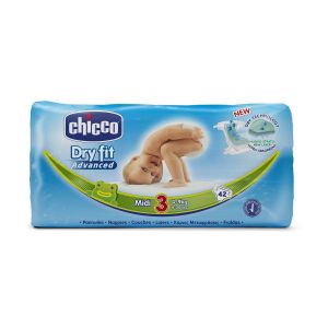CHICCO Dry Fit Pannolini Midi 4-9kg 42 Pezzi - Tg 3