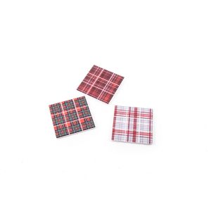 Piastrella Ceramica Tartan Natale 10,8x10,8 Assortito