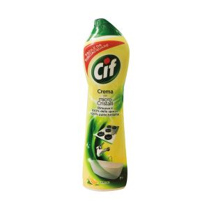 Cif Detergente Crema con Micro-Cristalli Pulito Brillante Limone 500ml