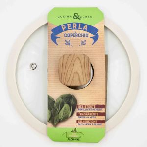 Coperchio Perla in Vetro e Silicone D 28cm