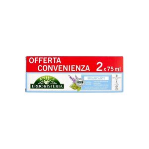 ANTICA ERBORISTERIA Dentifricio Sbiancante Salvia-Menta 2x75 ML