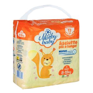 RISPARMIO CASA Pannolini Morby Premium 8-18kg 17 Pezzi
