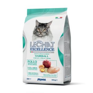 Lechat Crocchette Excellence Hairball Pollo 400gr