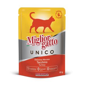MIGLIOR GATTO Unico 100% Tacchino 85 gr