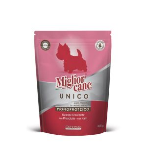 MIGLIOR CANE Unico Suino con Prosciutto 800 gr