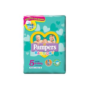 Pampers Pannolini Baby Dry Junior Tg.5 11-25 kg 17 pz