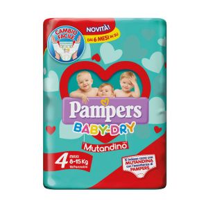 PAMPERS Baby Dry Mutandina Maxi 16pz