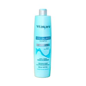 VITALCARE Shampoo Sebo Balance Capelli Grassi Vitamina e Zinco Piritione 500 ML