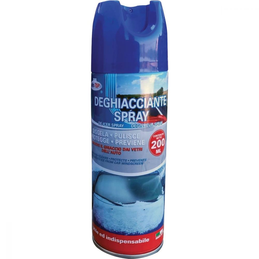 Antighiaccio spray per parabrezza auto deghiacciante vetri con raschietto  200 ml - BricoBravo