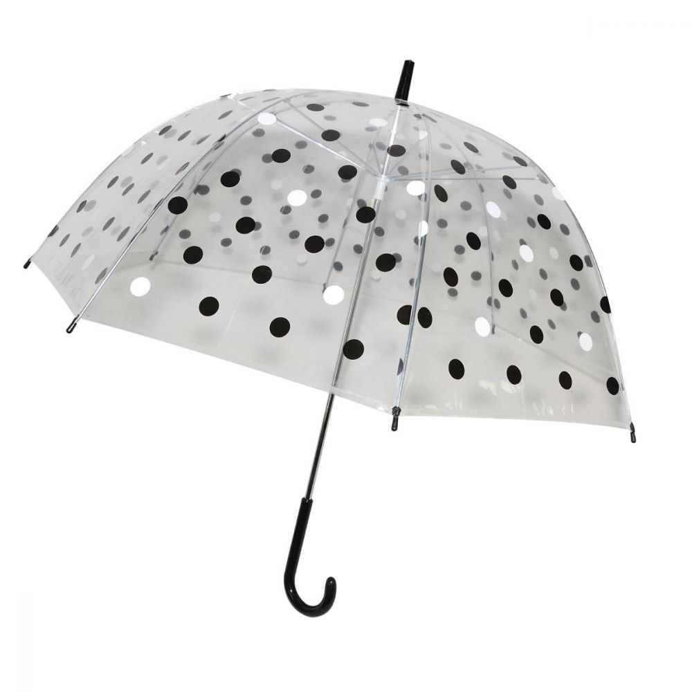 Shop Risparmio Casa - RISPARMIO CASA Ombrello Pioggia Trasparente con Pois