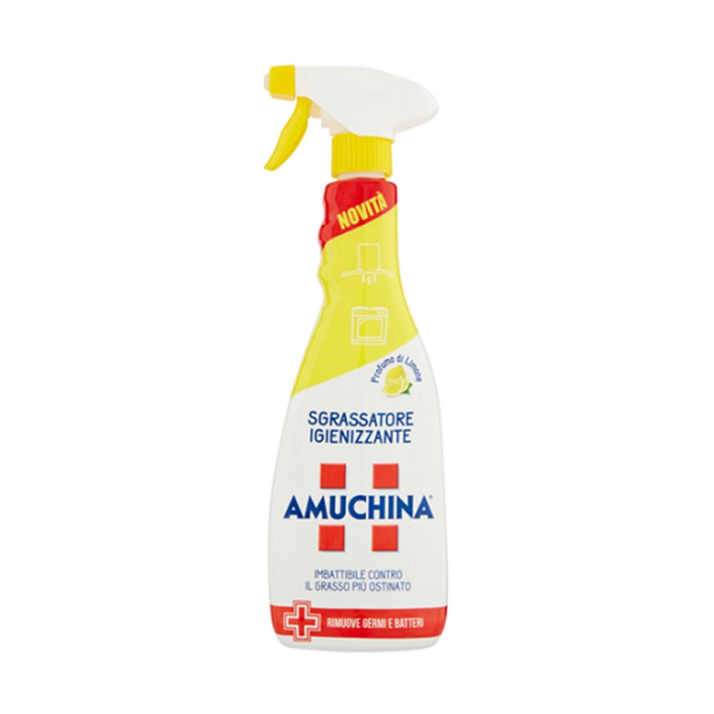 Shop Risparmio Casa - Amuchina Detergente Spray Sgrassatore Igienizzante  Limone 750ml