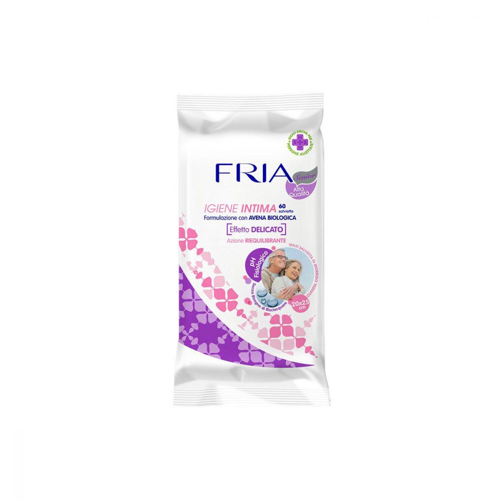 FRIA Senior Igiene Corpo - Salviette umide delicate, 6x24pz