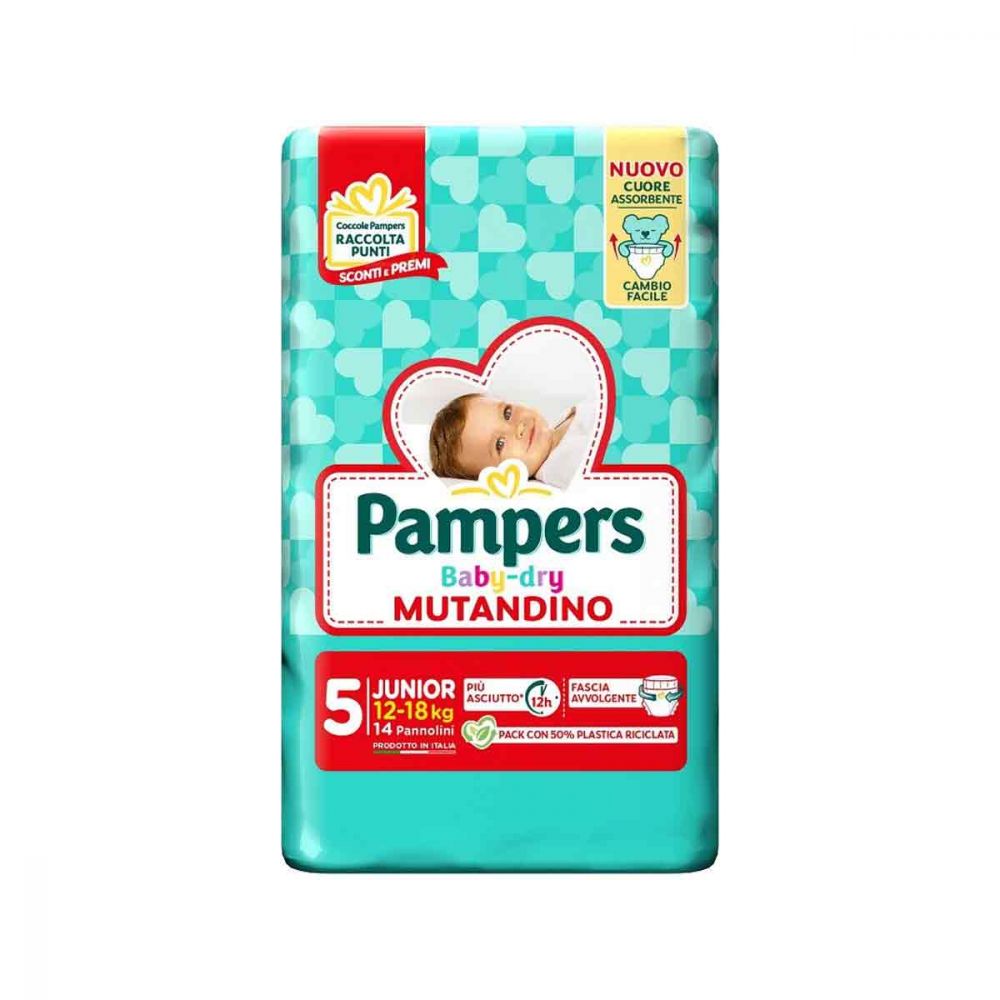 Shop Risparmio Casa - Pampers Pannolini Baby Dry Mutandina Junior