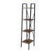 Libreria In Ordine 4 Piani in Ferro e Legno 34x35x148
