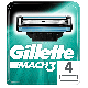 Gillette Mach3 Lamette Di Ricambio Per Rasoio Da Uomo 