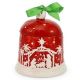 RISPARMIO CASA Biscottiera Babbo Natale in Ceramica 14X14X17,5