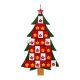 Calendario dell'Avvento a Forma di Albero