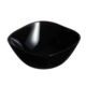 Piatto Coppa Noir in Vetro Temperato 14 cm