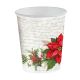 Bicchiere 10 pz con Decoro Stella di Natale Bibo 200 Ml