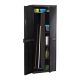 Armadio Porta Scope Rattan Marrone 65 x 45 x 172h Cm