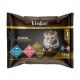Kingar Cat Filetti in Gelatina Tonno e Salmone 4 x 85gr