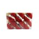 Palle di Natale Colore Argento Rosso Diam. 8 cm 6 pz