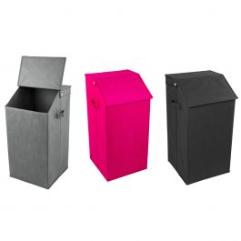 Cesto portabiancheria accessori bagno porta biancheria sporca cesta in  plastica