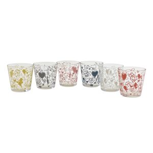 GUSTO CASA - Calici Imperiali in vetro colorati Adamas- 6 pezzi – Shop On  Line Happy Casa Store