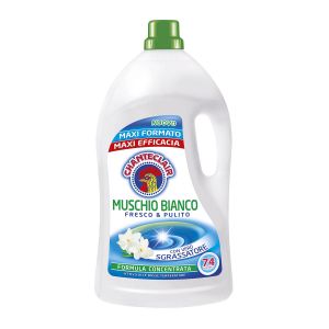 CHANTECLAIR Detersivo Liquido Lavatrice Muschio Bianco 80 Lavaggi 4L