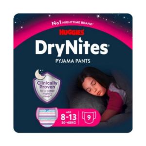 DRYNITES Girl Large  8-15 anni 27-57 KG