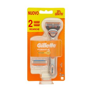 Gillette Fusion 5 Rasoio Power con 2 Ricariche