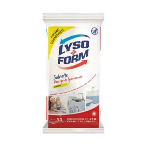 Lysoform Salviette Igienizzanti Superfici Limone 30 Pezzi