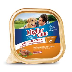 MIGLIOR CANE Patè con Vitello e Carote 300 gr