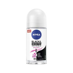 NIVEA Deodorante Roll On Donna Black & White Invisible 50 ML