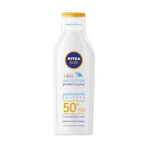 Nivea Sun Kids Crema Solare Sensitive Protect & Play Latte FP50 200ml