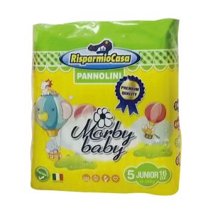 Pannolini Morby Premium 12-25 kg  Tg. 5 16 pz