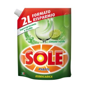 SOLE Piatti Ecoricarica Lemon 2 L