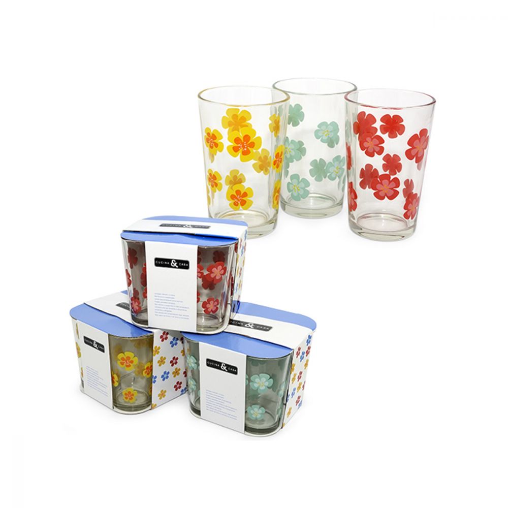 Shop Risparmio Casa - Cucina&Casa Set 3 Bicchieri Vetro 3 ...