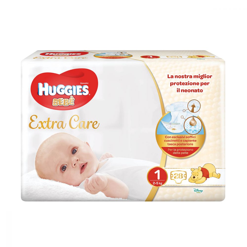 Shop Risparmio Casa Huggies Pannolini Bebe 2 5kg 28 Pezzi